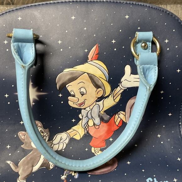 Loungefly Disney Pinocchio Blue Fairy Crossbody Bag No Strap Preowned - Picture 15 of 16